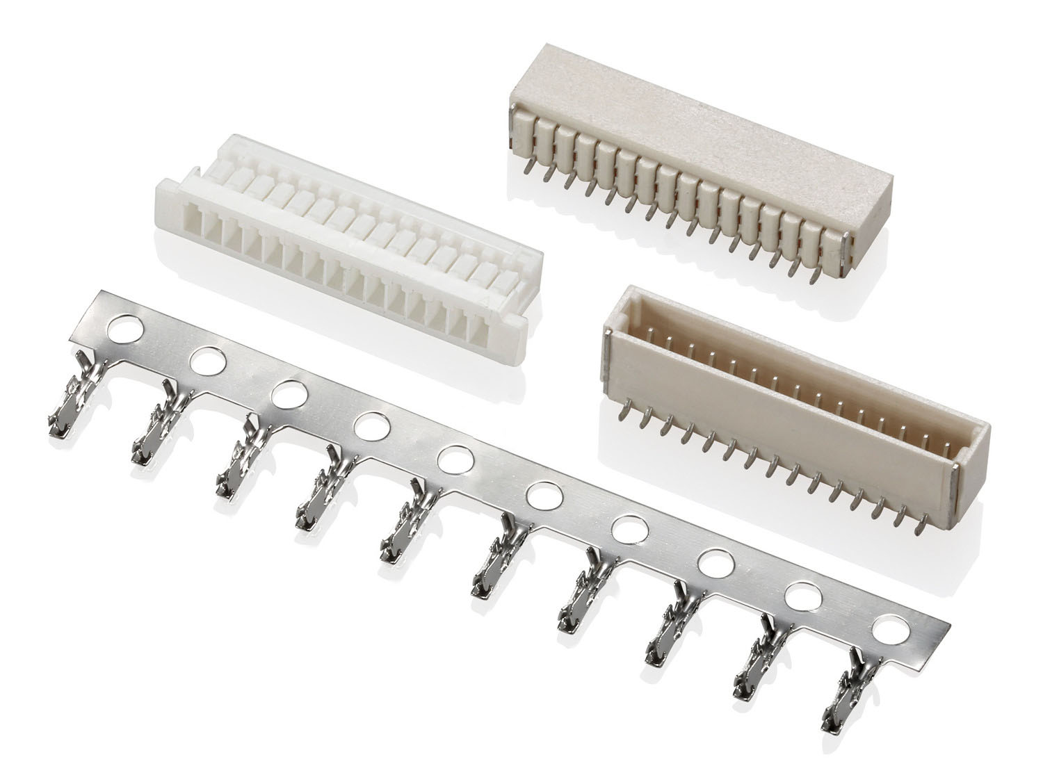 1002-E Series 1.00mm Pitch (.039＂) 線對(duì)板連接器