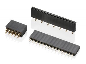 6501F Series 2.54mm Pitch (.100＂) 排針排母牛角連接器