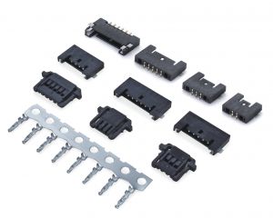MX1.0黑色膠殼針座端子