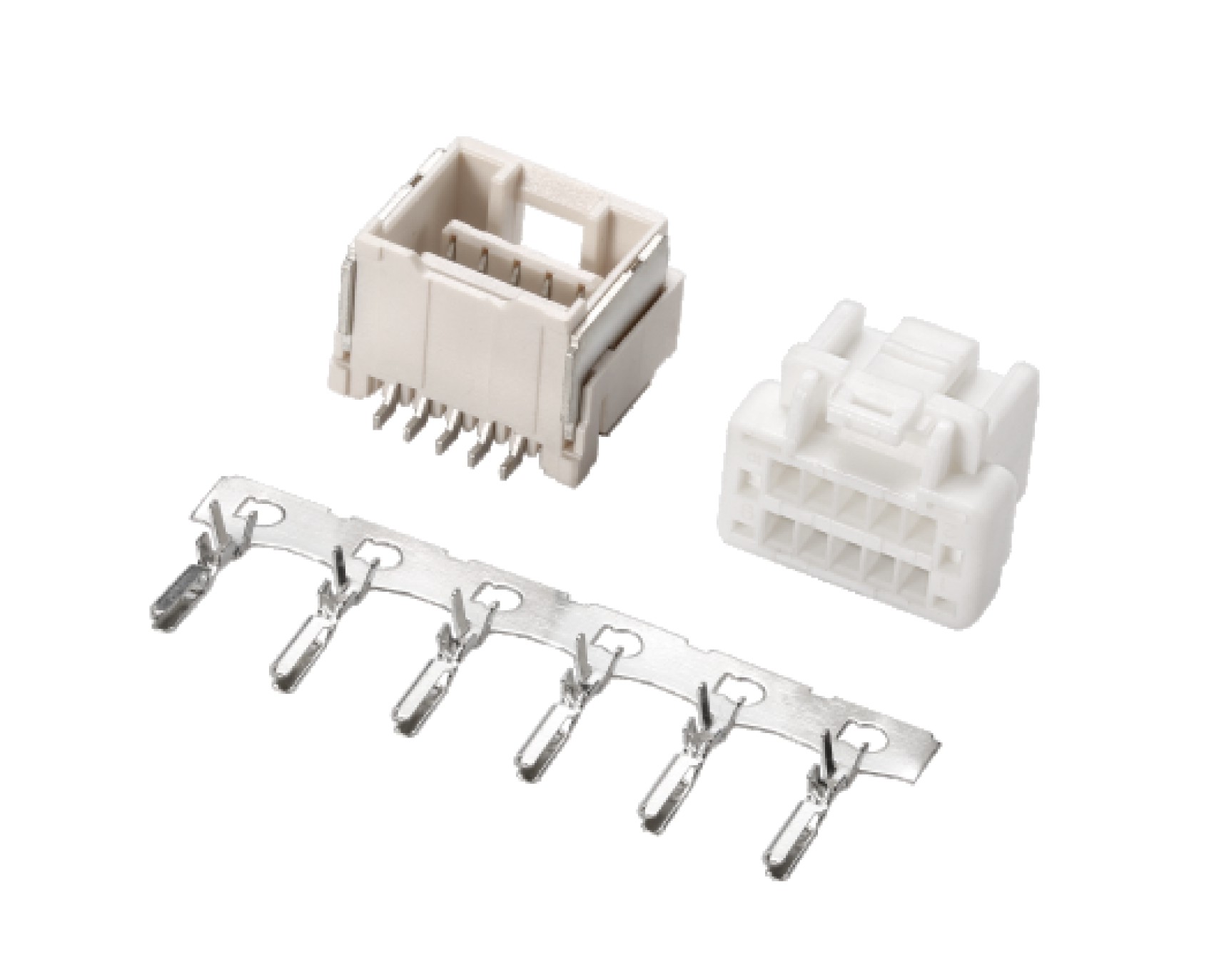 1.5MM JS72RE白色膠殼針座端子