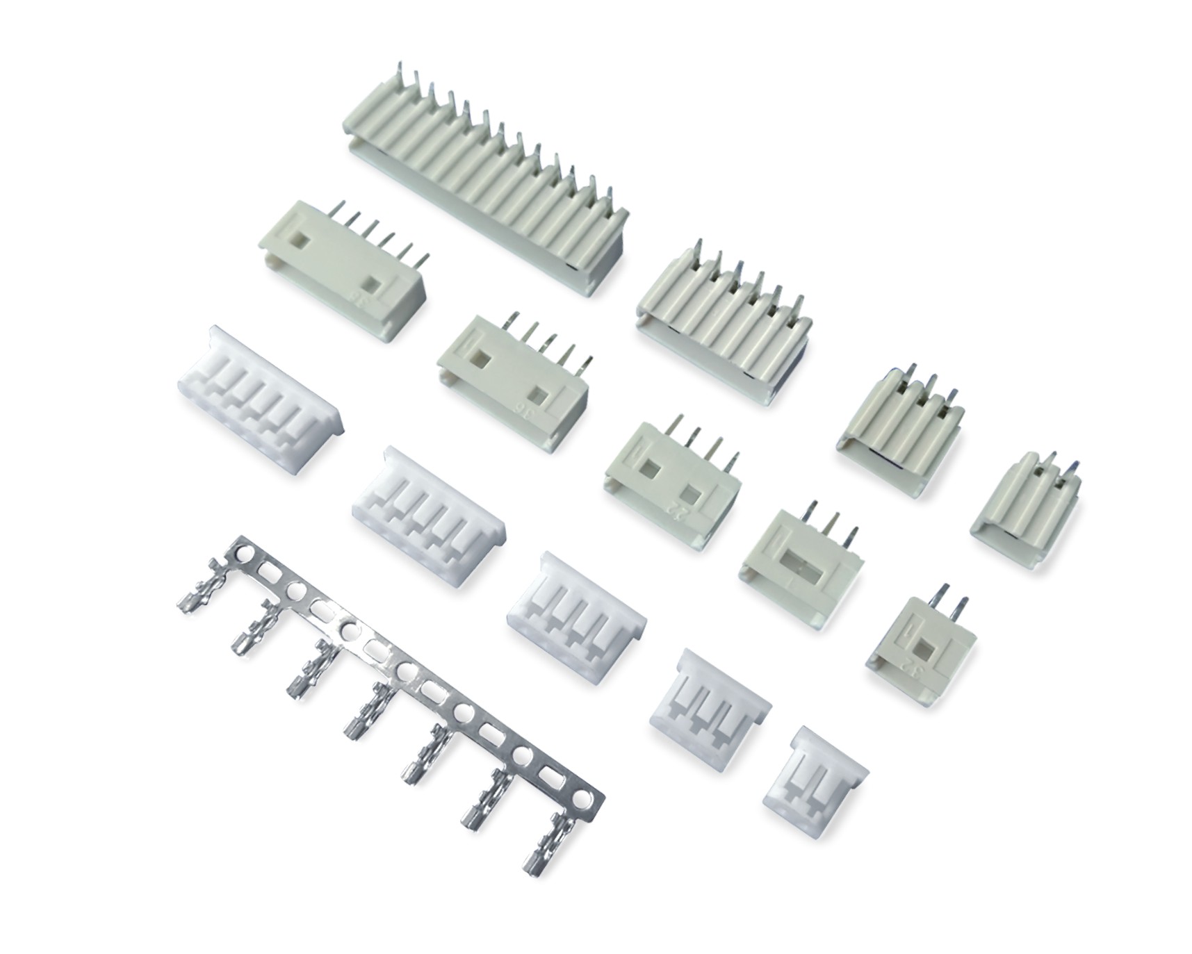 2MM MX2.051004白色膠殼針座端子